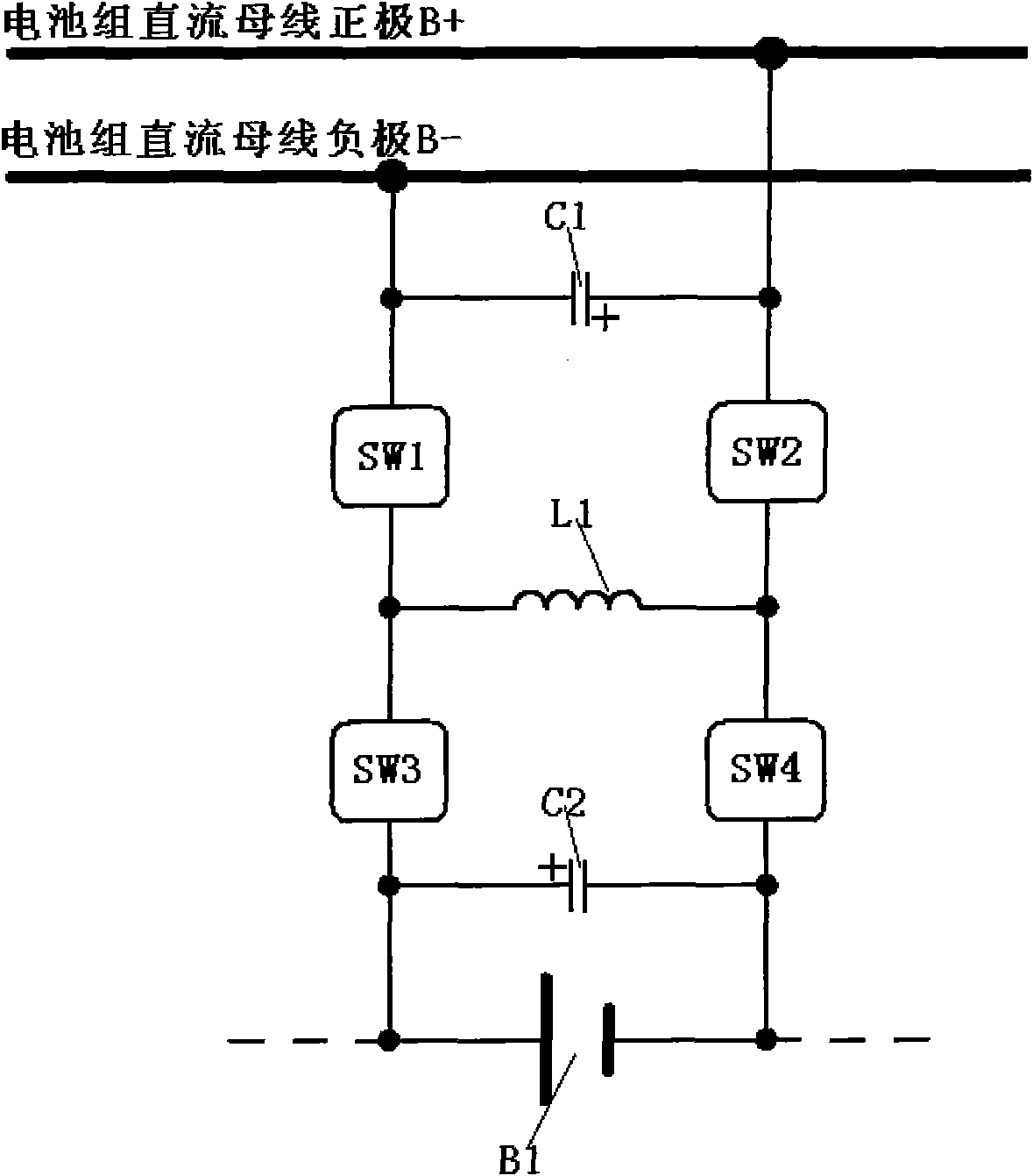 Direct current step-up/step-down circuit