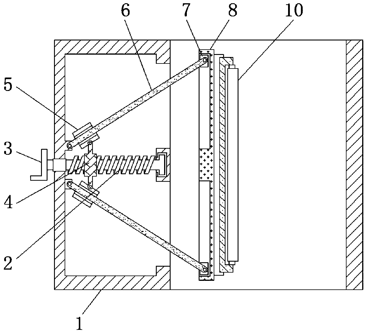 Fixed structure for auto spare part maintenance and capable of avoiding falling off