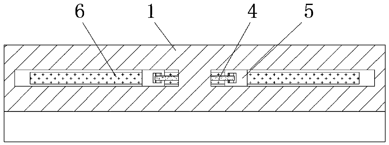 Fixed structure for auto spare part maintenance and capable of avoiding falling off