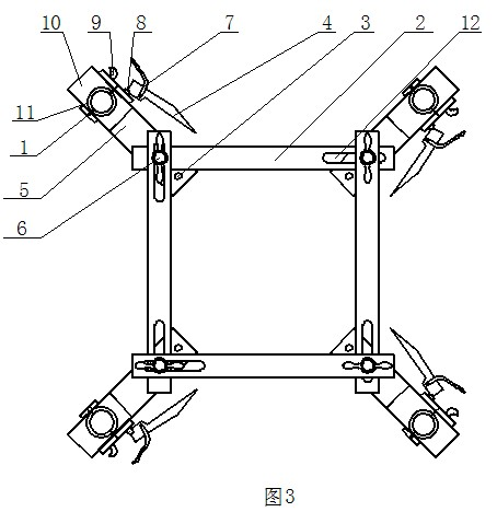 Push-pull device of conductor spacer of overhead wire