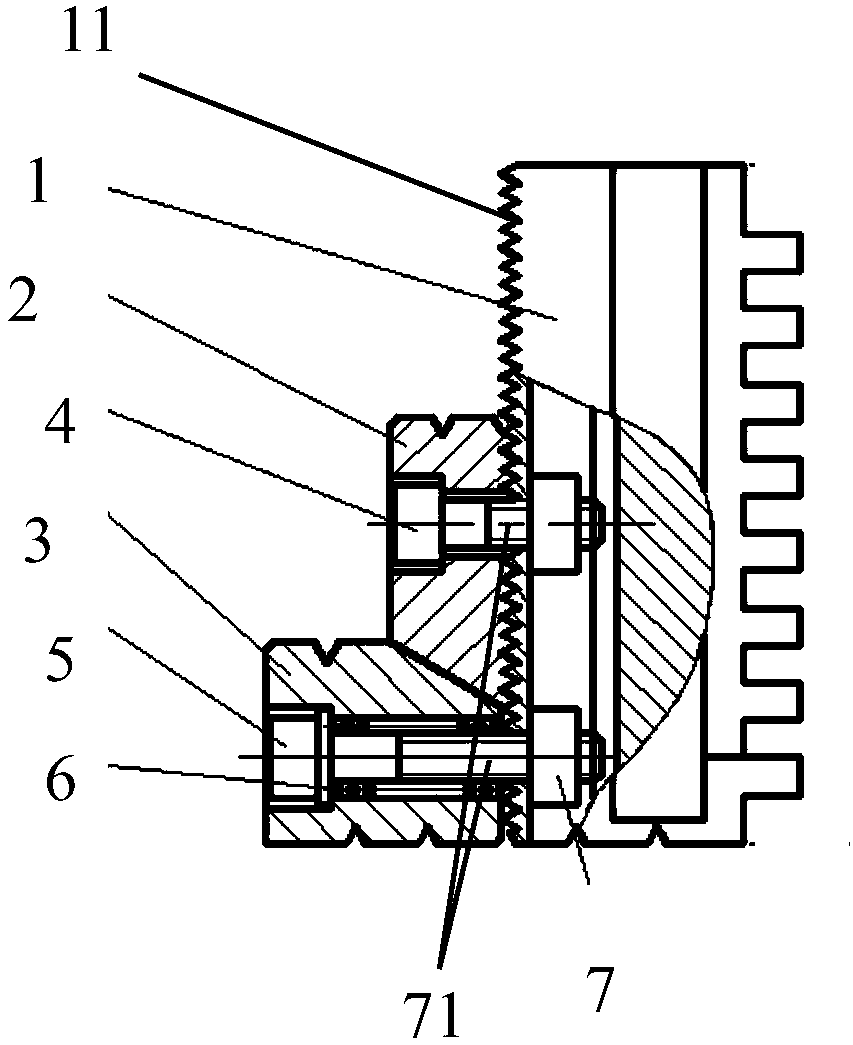 Eccentric jaws for 3-jaw chucks