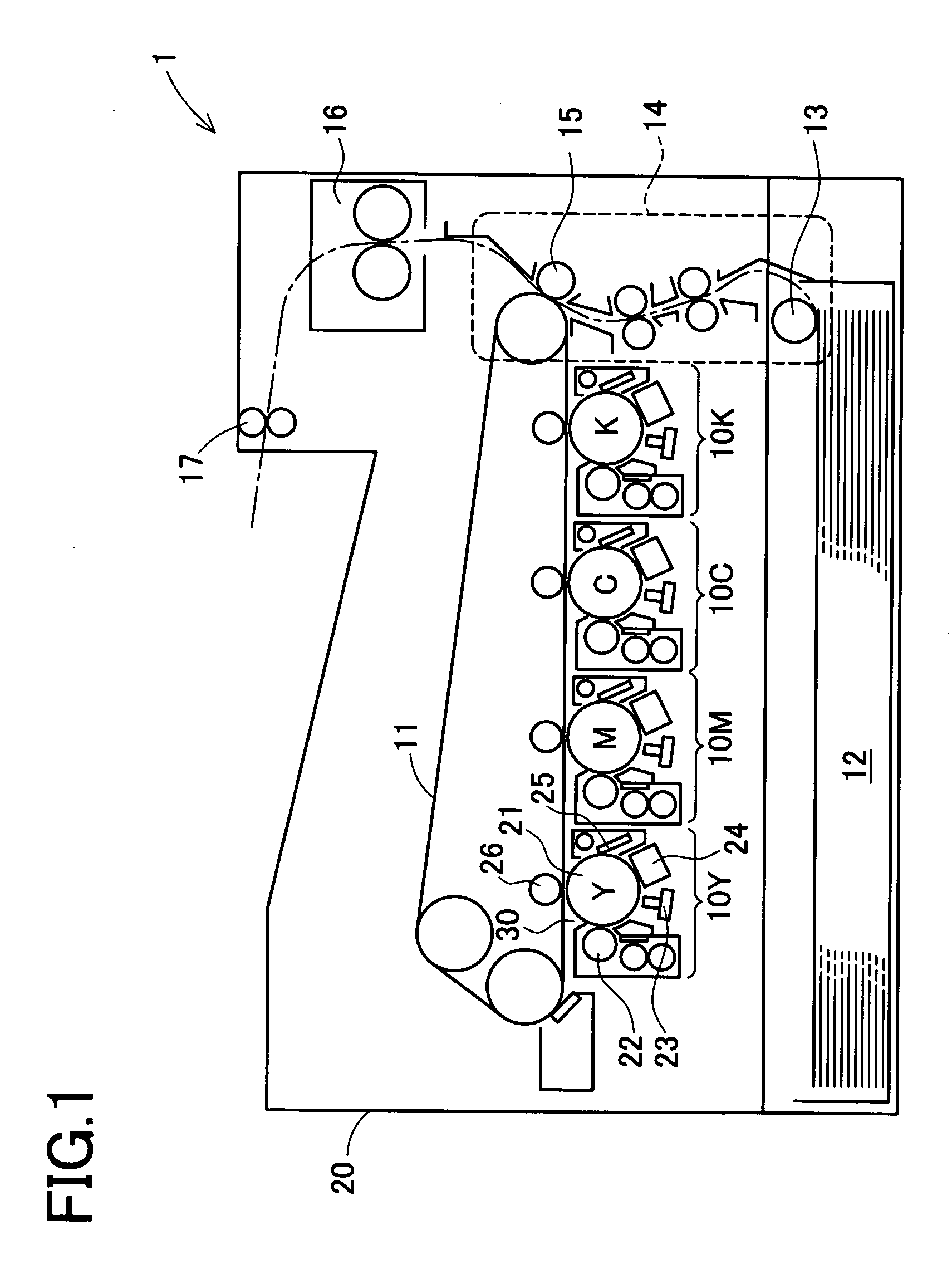 Image forming apparatus with a removable process unit capable of securing rotation transmission accuracy without stressing a holding portion despite shaft misalignment