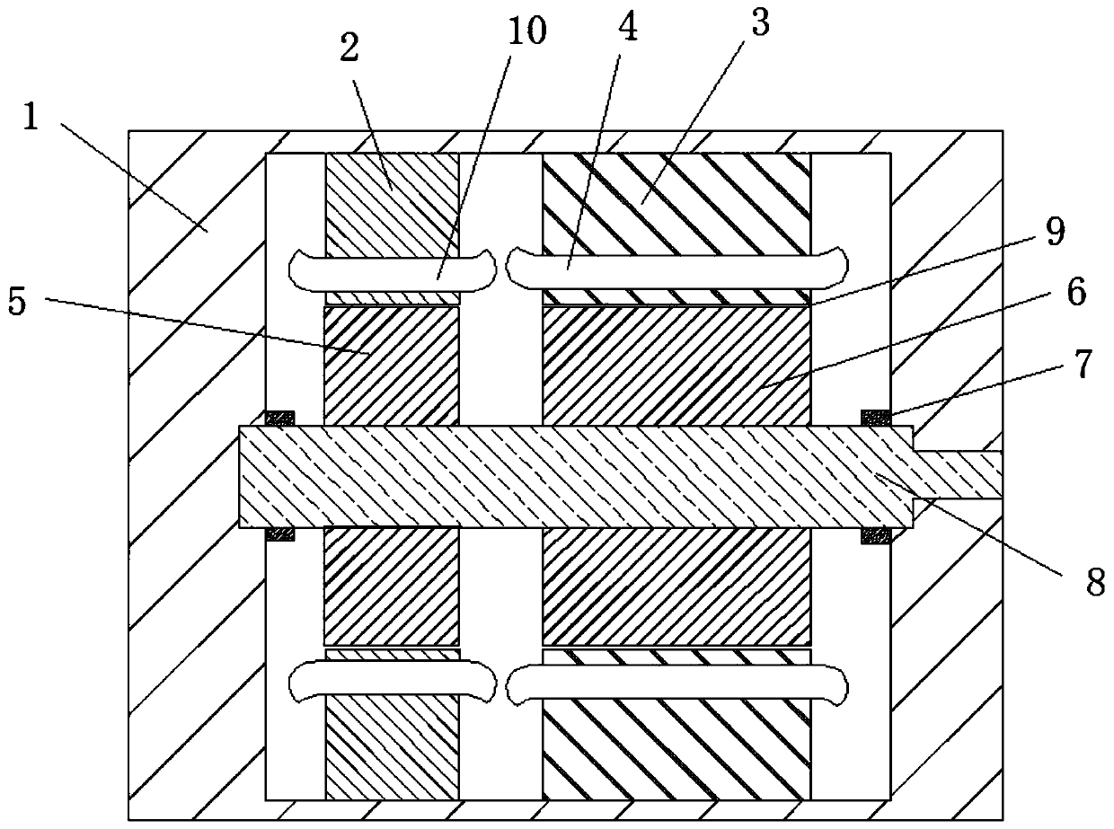 Motor integrating amorphous alloy and silicon steel as stator core