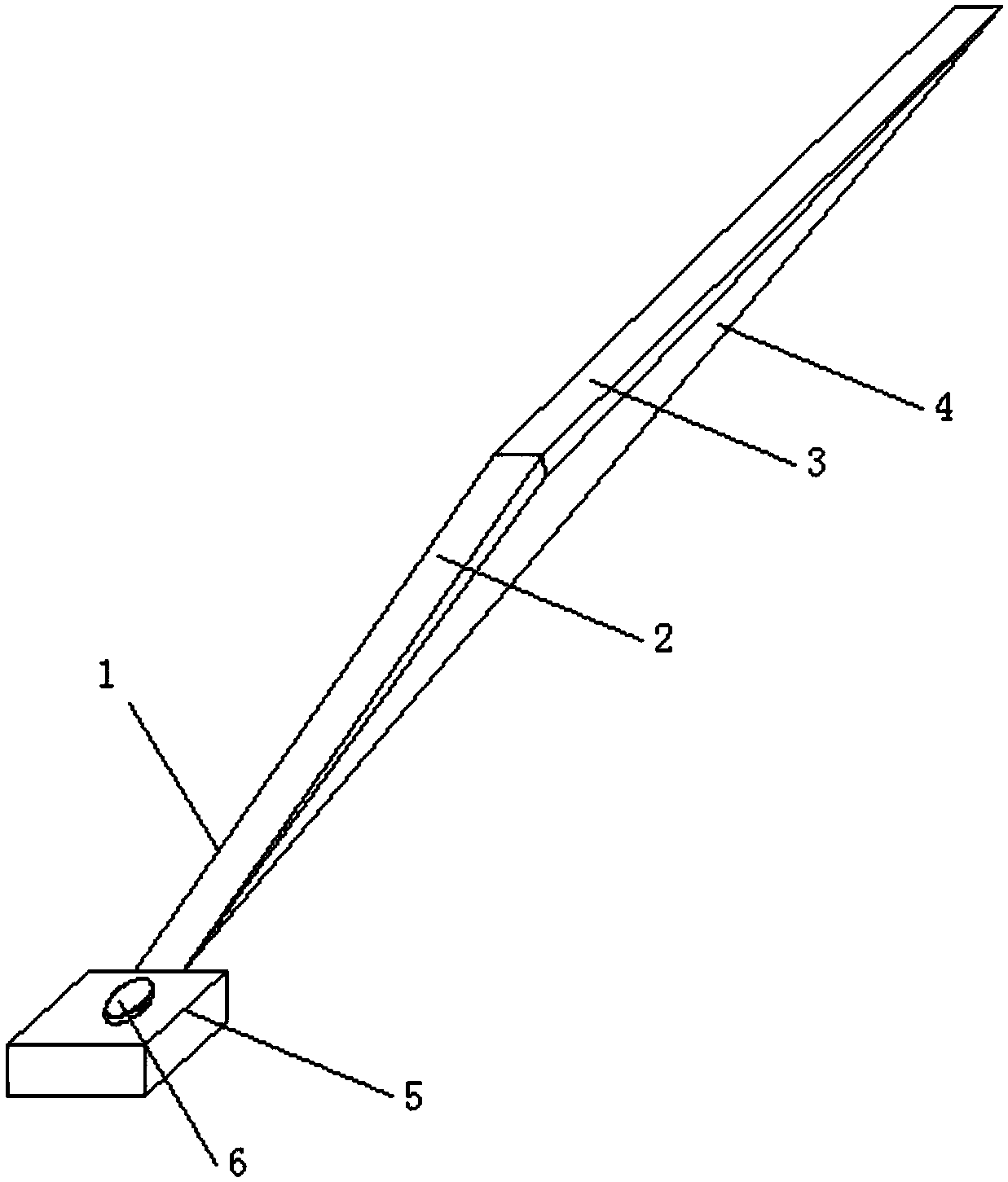 Automobile windscreen wiper capable of automatically removing ice