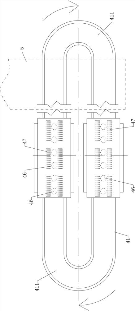 Sludge treatment method and matched treatment device