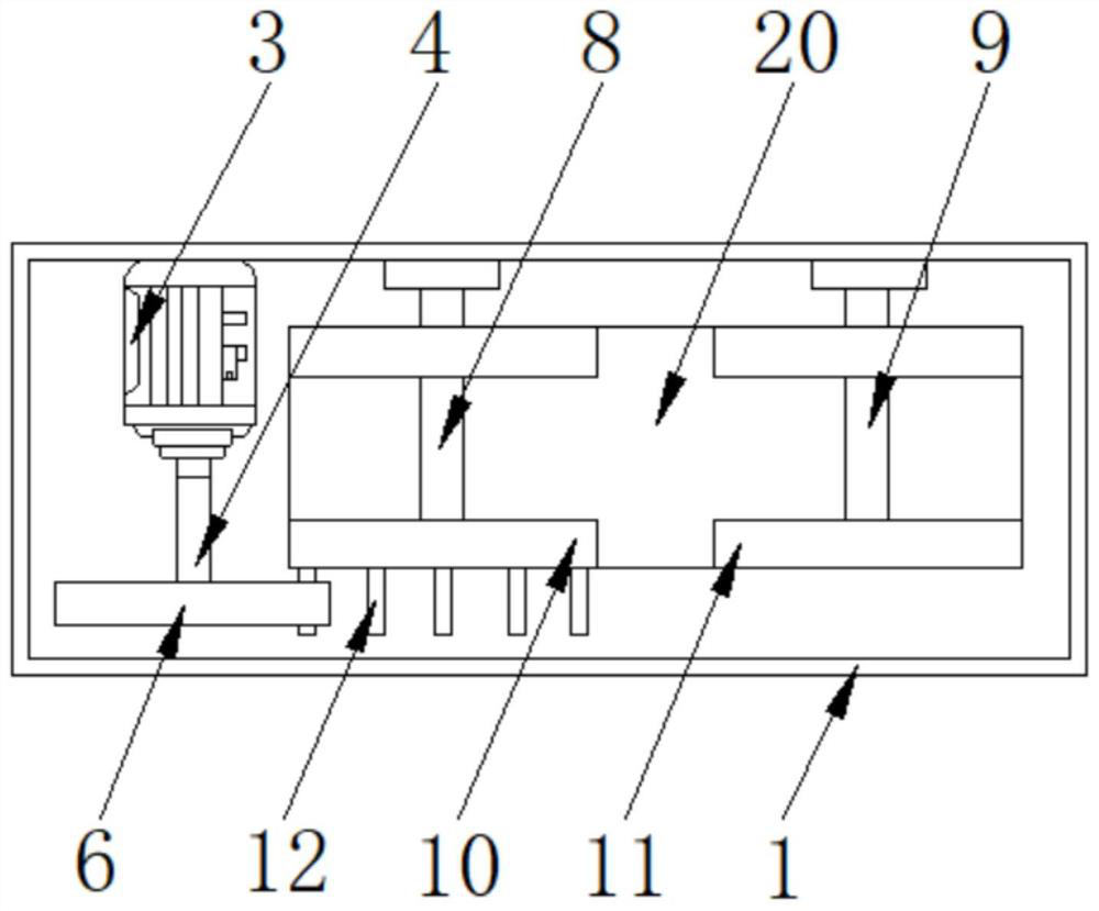 Goods sorting device for logistics