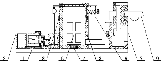 Sludge treatment device and use method thereof