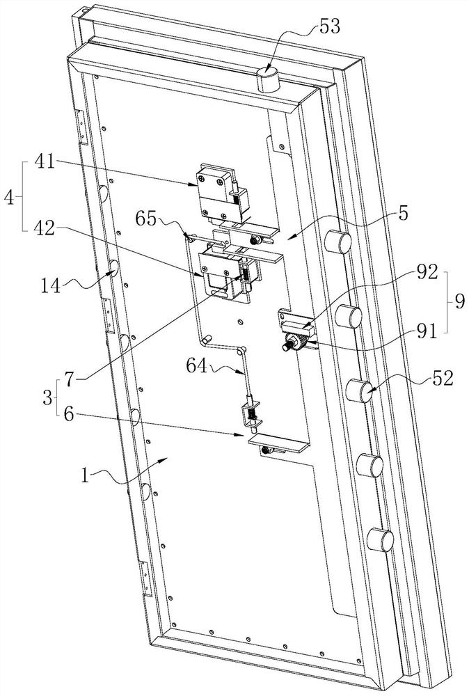 Safe security door structure and safe