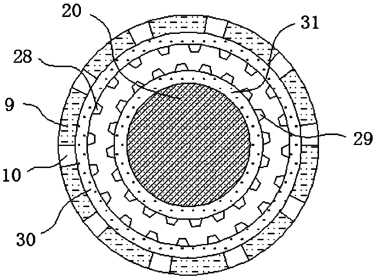 Leaf vegetable chopping device for cultivating geese