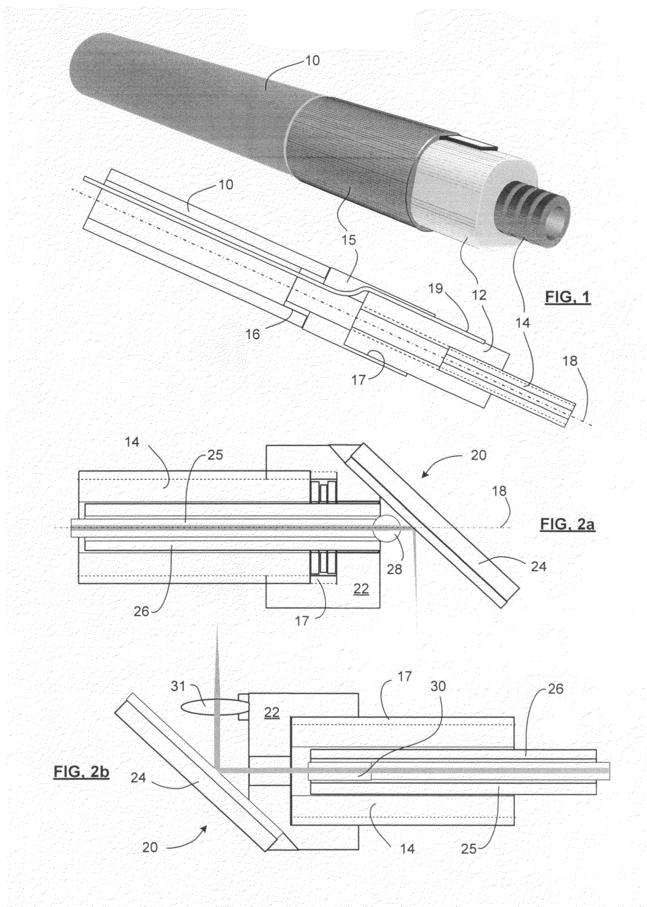 Optical catheter with rotary optical cap