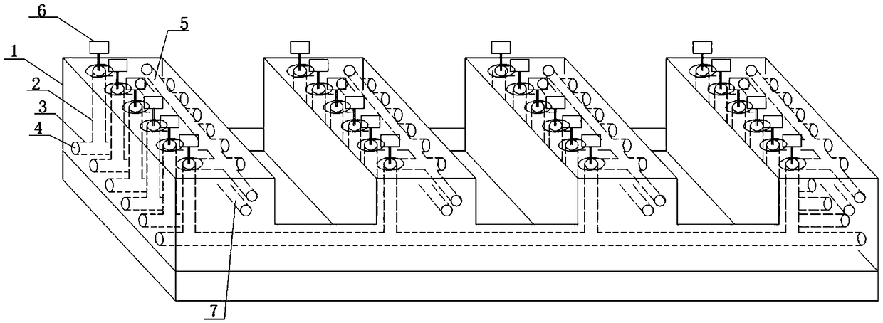 3D printing and forming integrated program-controlled valve group