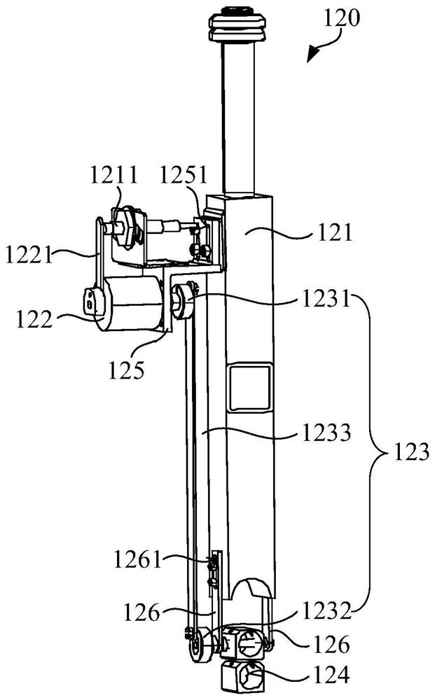 Flaw detection mechanism and flaw detection scanning device