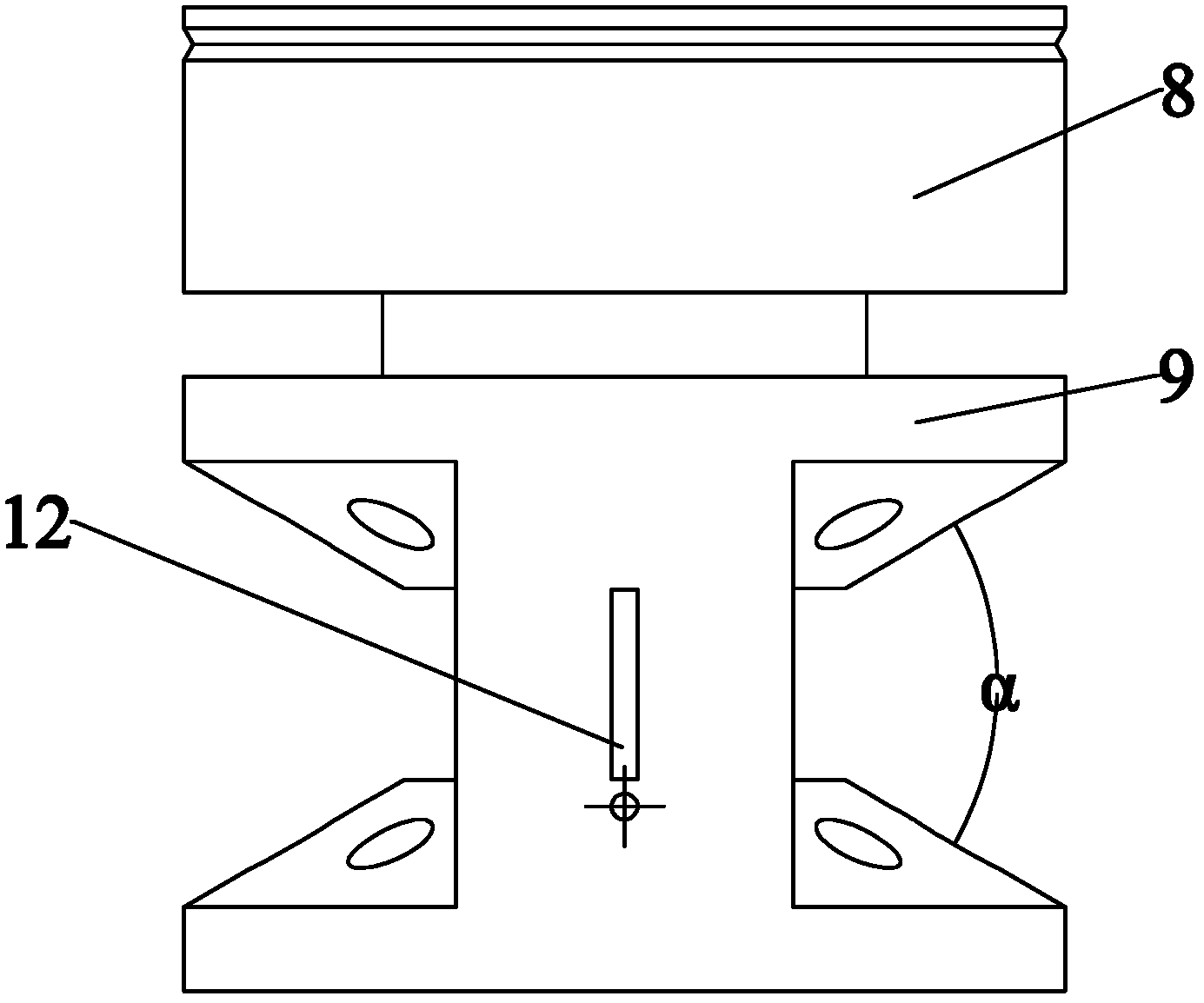 Anvil cell high pressure device for in situ neutron diffraction