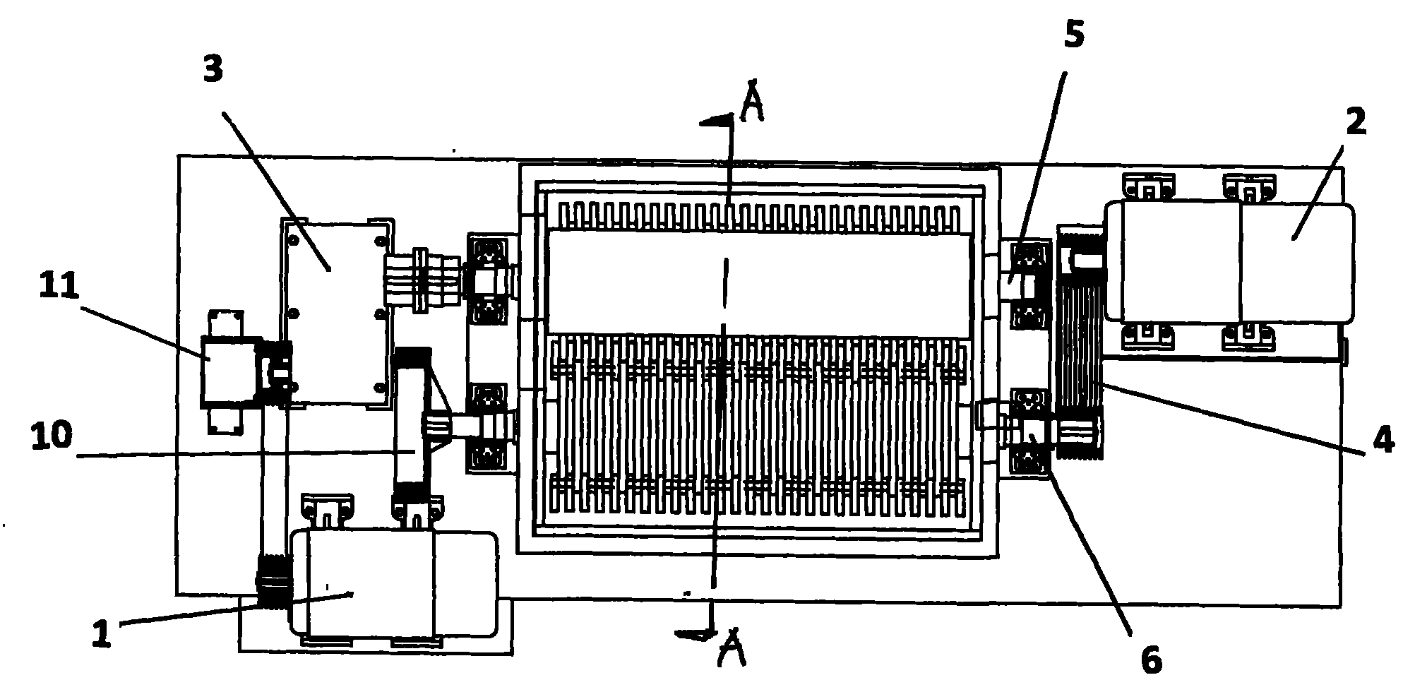 Combined functional rod-toothed crusher