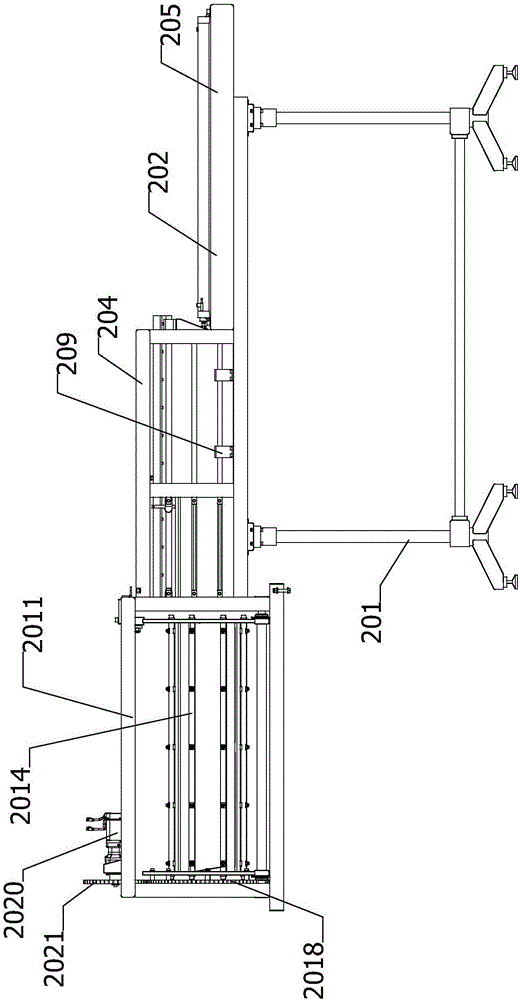 Automatic container overturning machine