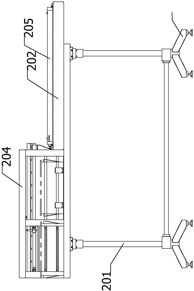 Automatic container overturning machine