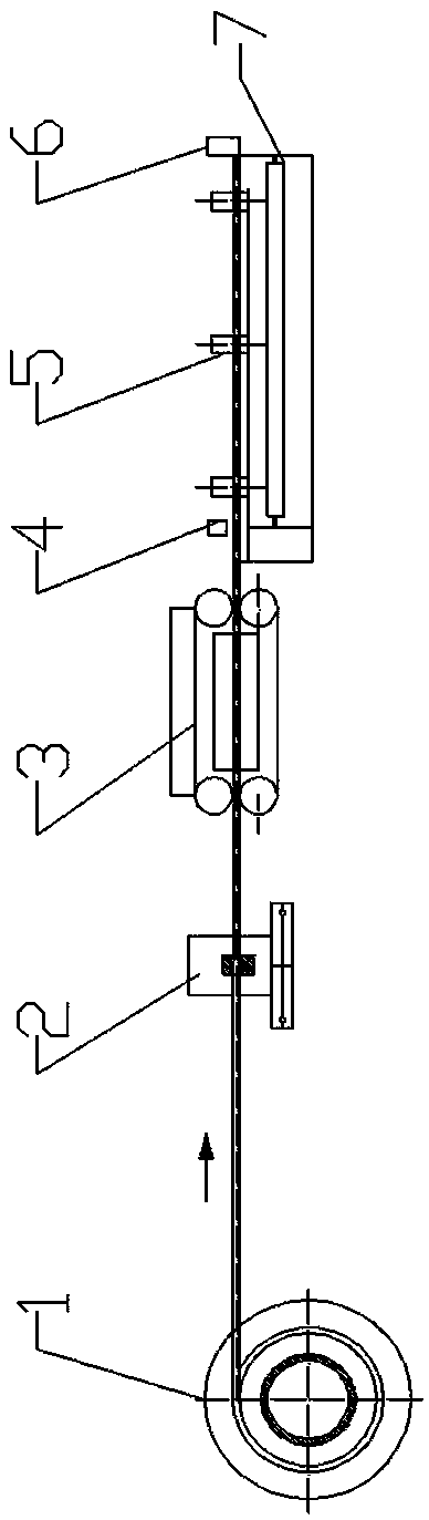 A copper bar drawing and straightening equipment