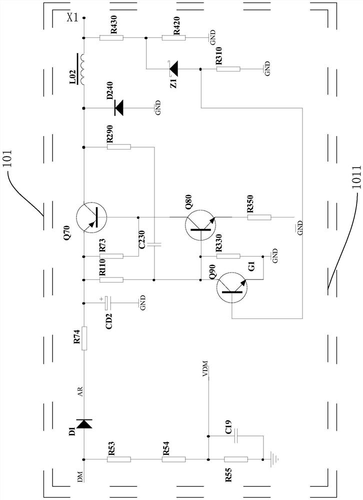 Lock motor self-learning circuit and control method thereof