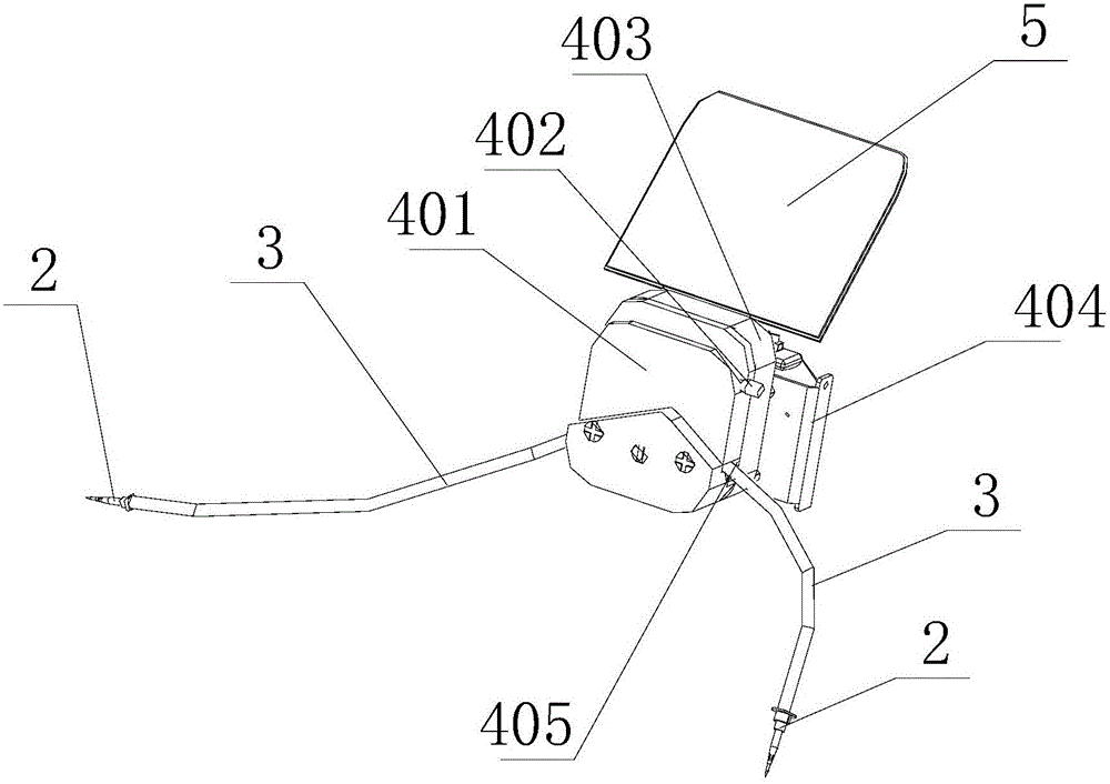 Semi-automatic medicine mixing machine