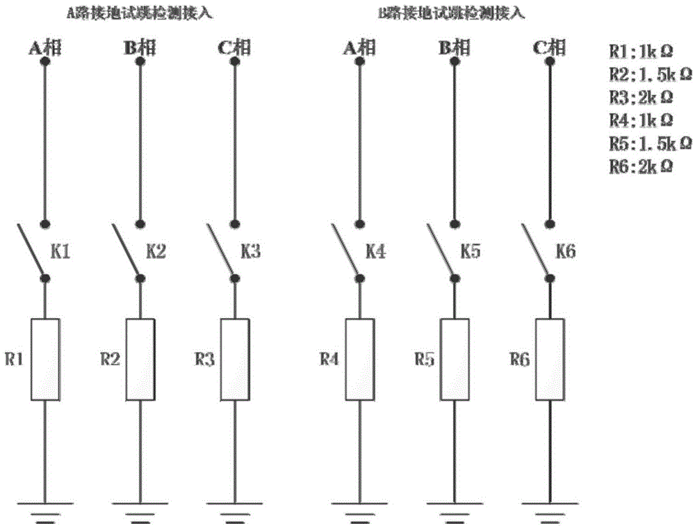 Method for automatically detecting action characters of residual current protective device