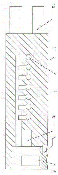 Coaxial two-cylinder invisible lock