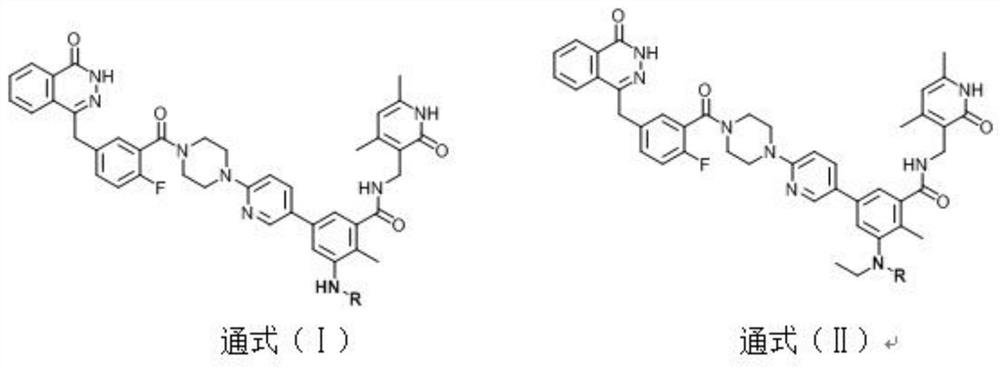 Dual-target parp/ezh2 inhibitor, preparation method and use