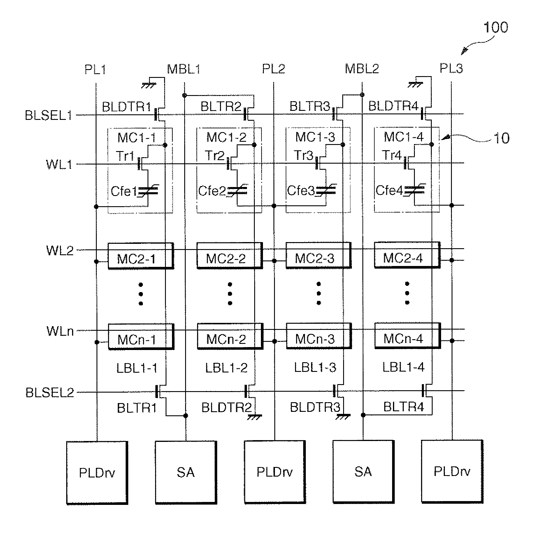 Ferroelectric memory device