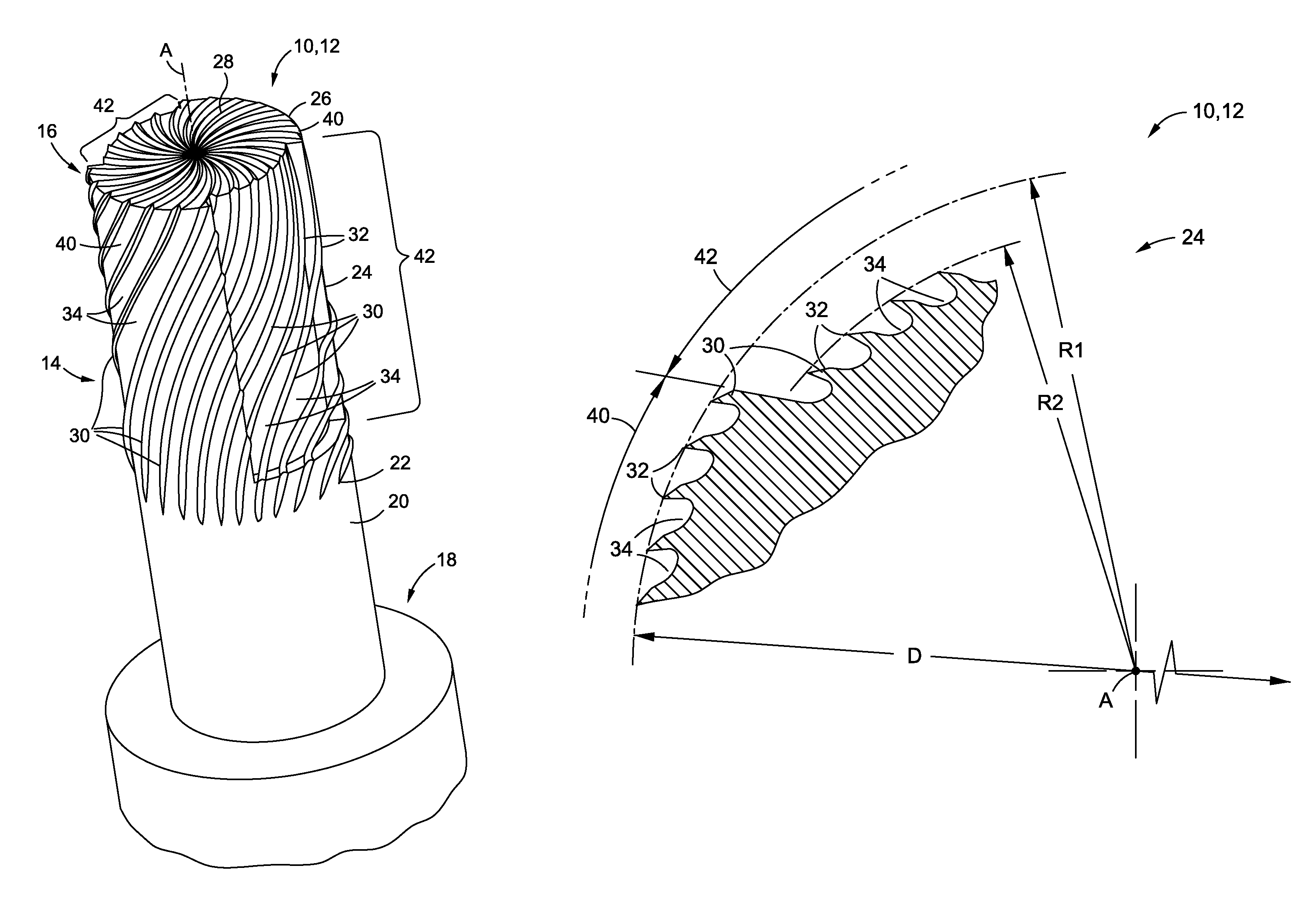 Variable diameter cutting tool