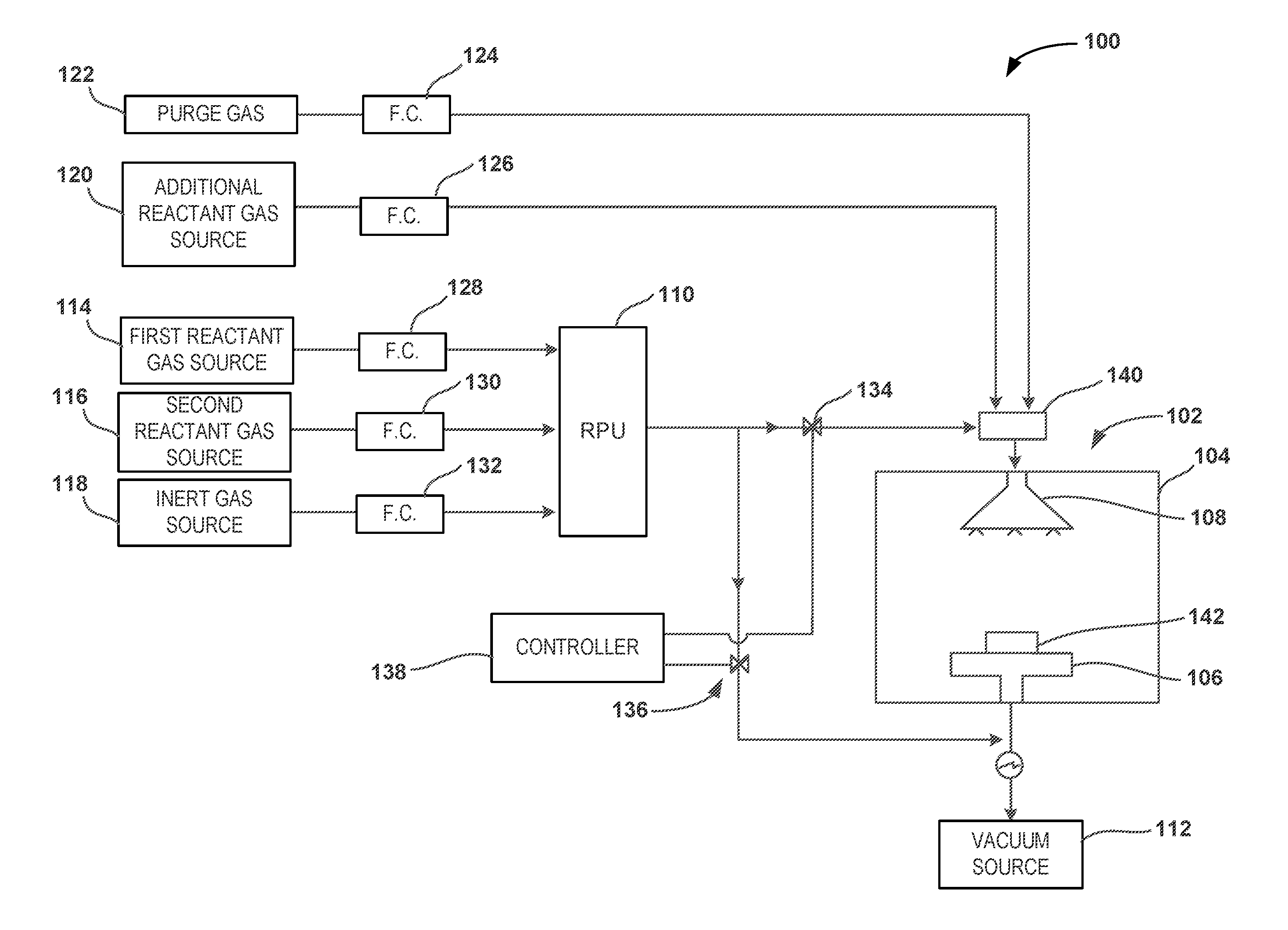 Pulsed remote plasma method and system