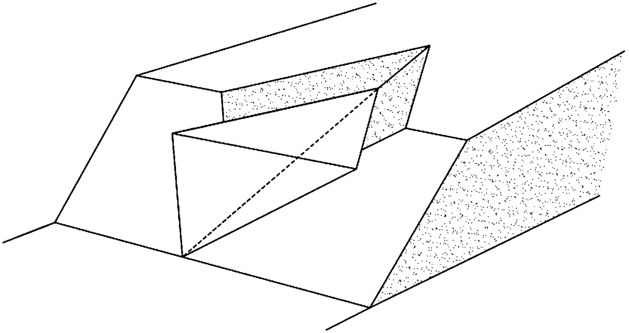 Structural plane controlled side slope wedge block unstable sliding physical model test platform and use method thereof