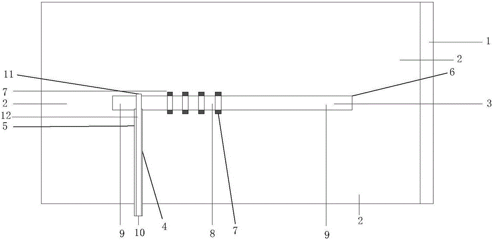 Semi-slot antenna with coaxial feed capacitor-loaded step impedance