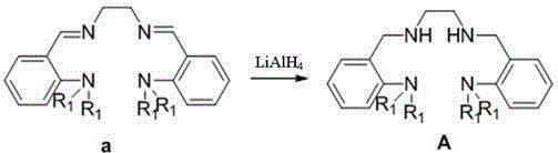 Tetradentate aminoanilino ligand, aluminum compound of ligand, preparation method and application thereof