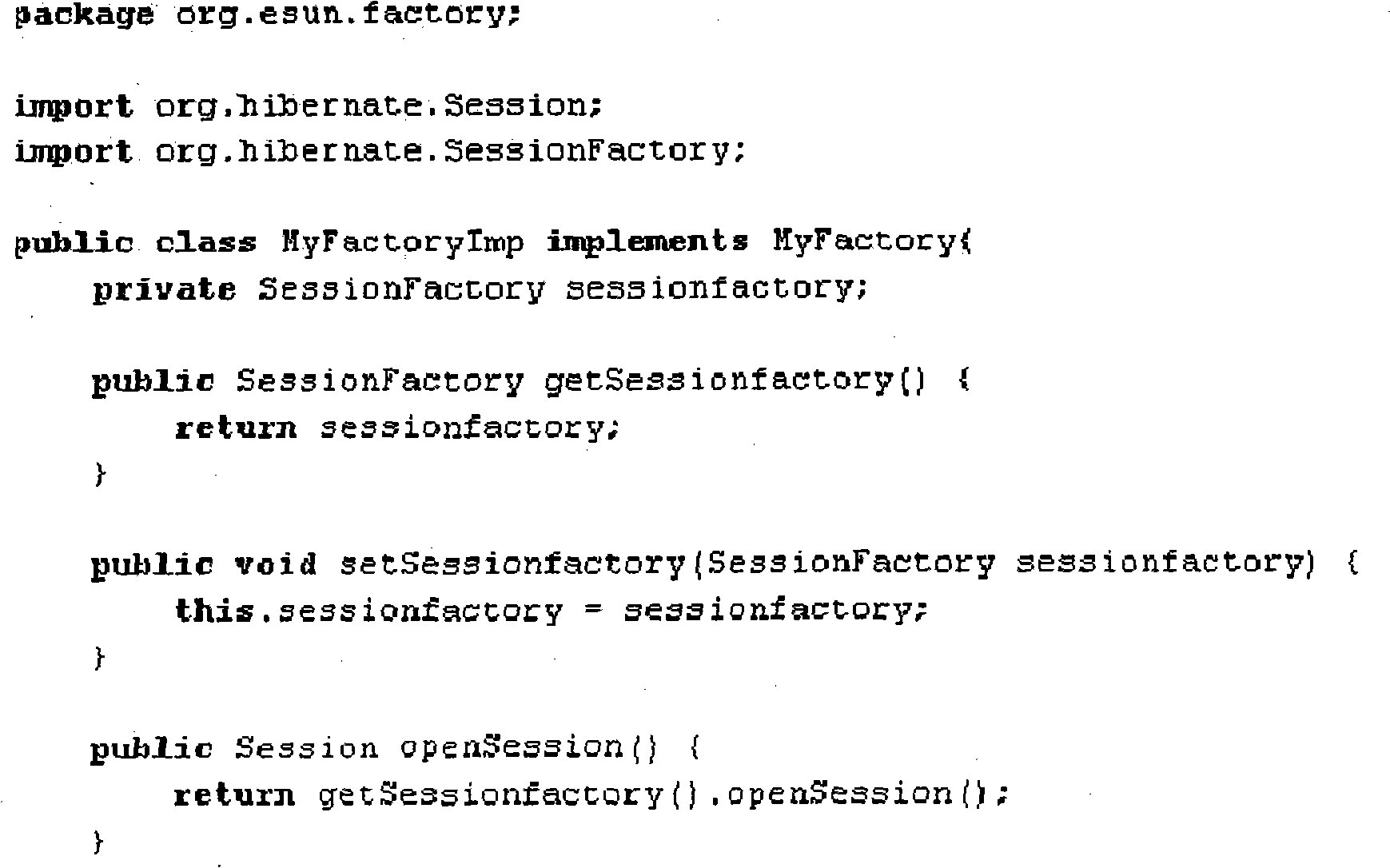 Factory pattern-based information system architecture and architecture method