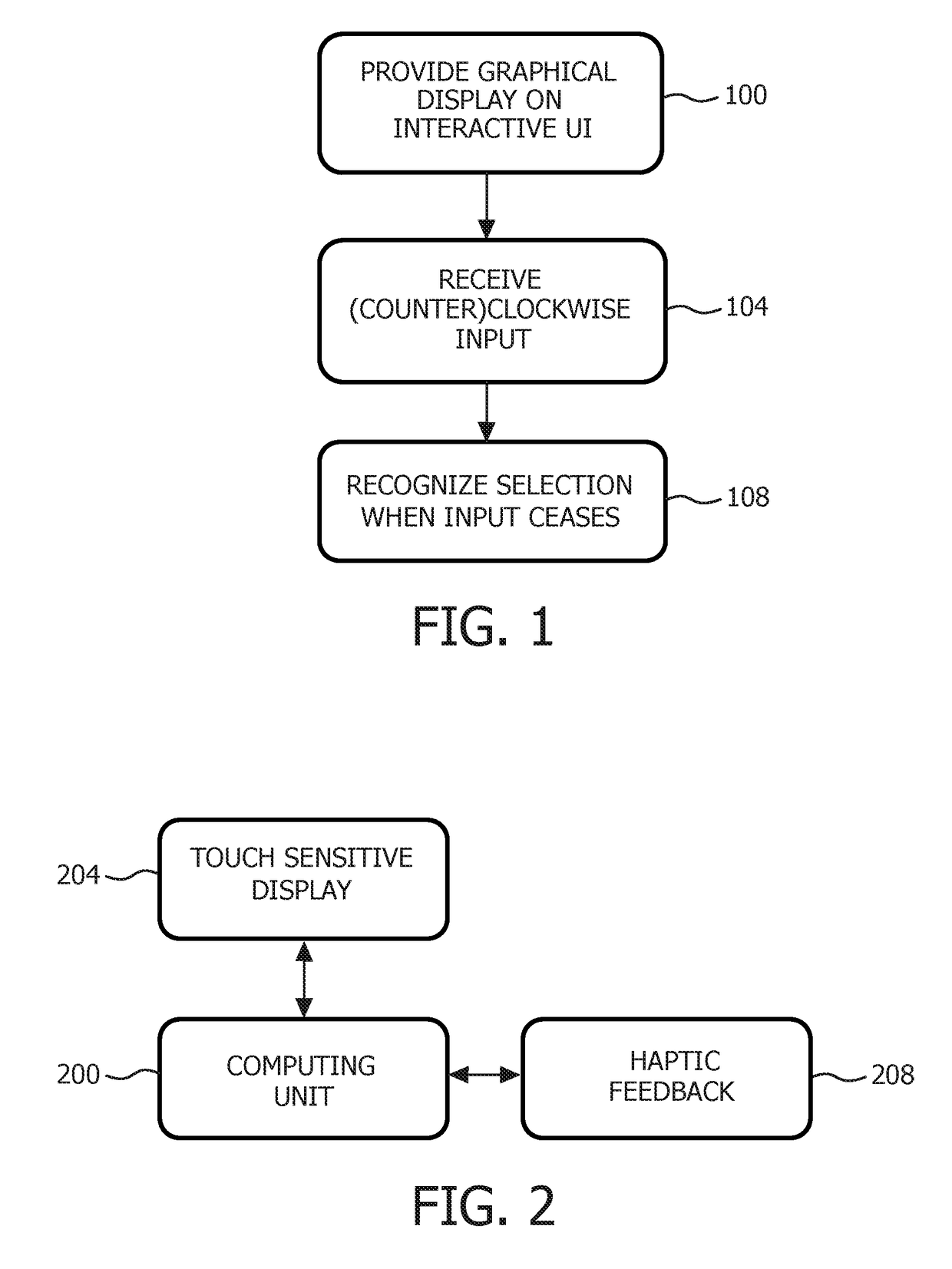 Circular user interface