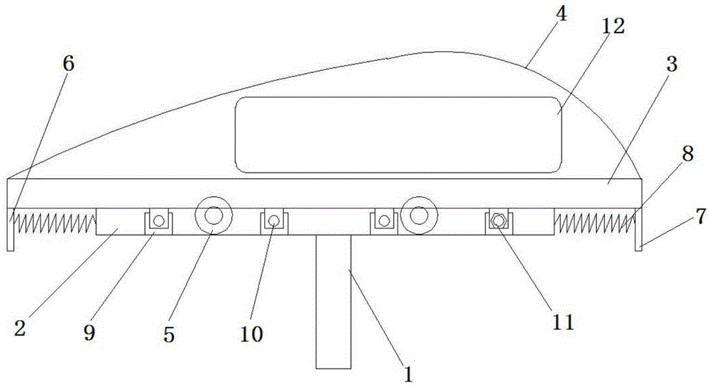 Bicycle saddle capable of being adjusted forwards and backwards