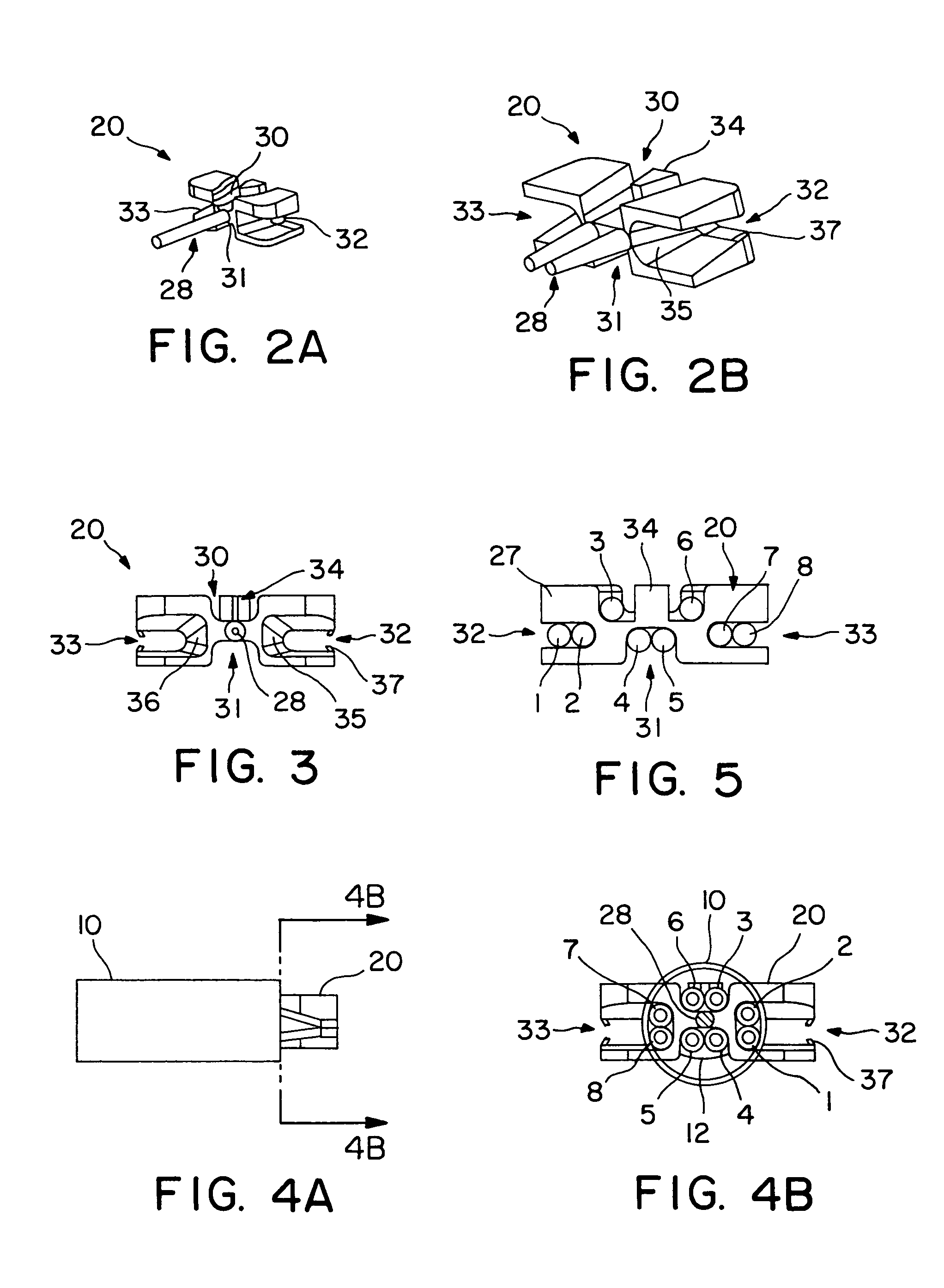 Modular cable termination plug