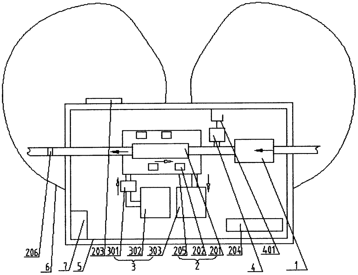 Portable blood dialysis device