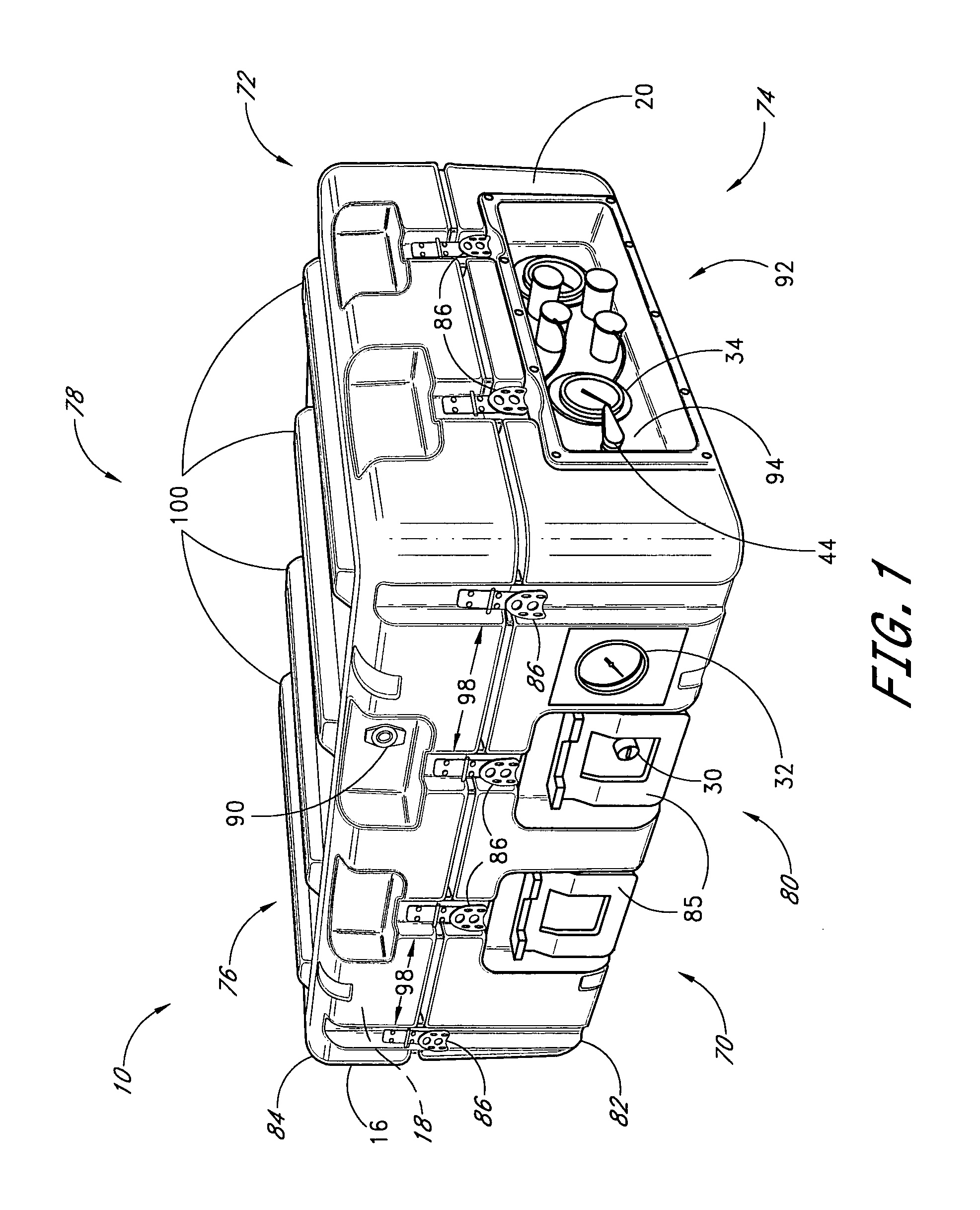 Apparatus for delivering pressurized fluid