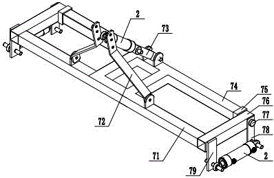 Electric-hydraulic control type subsoiler