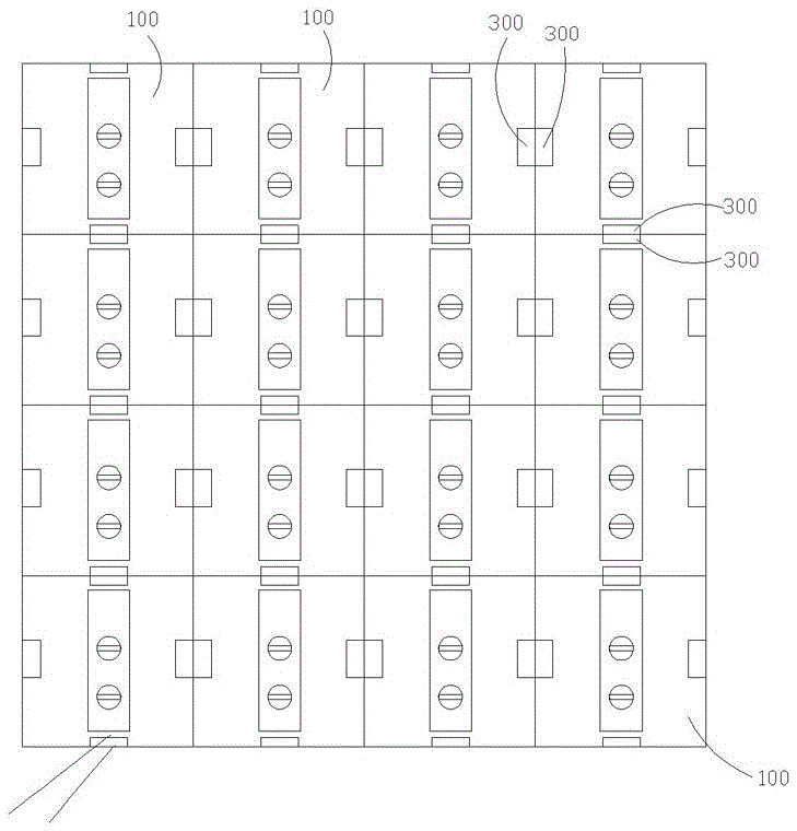 Integrated connector for power supply transmission lines, signal transmission lines and lock bodies and integrating method