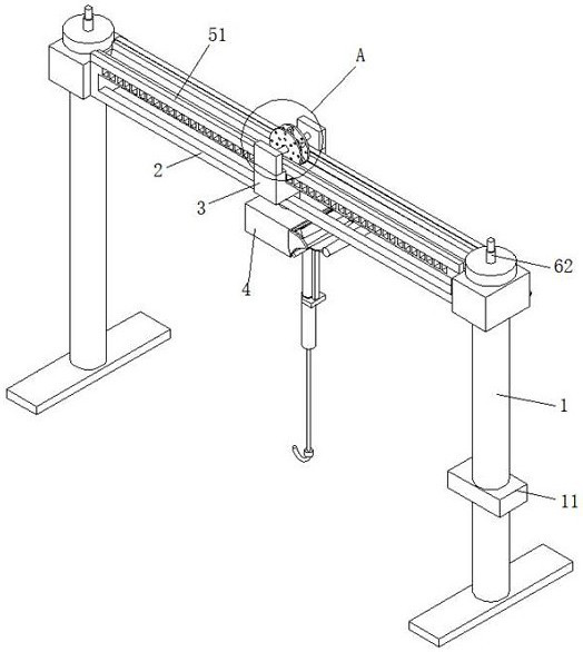 Crane with quick brake positioning function