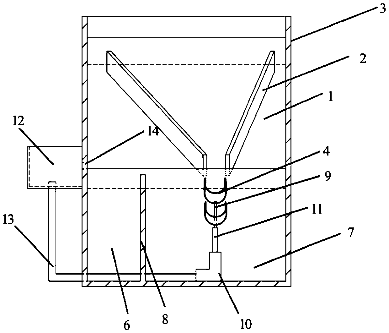 Multi-stage ski-jump energy dissipation drainage system