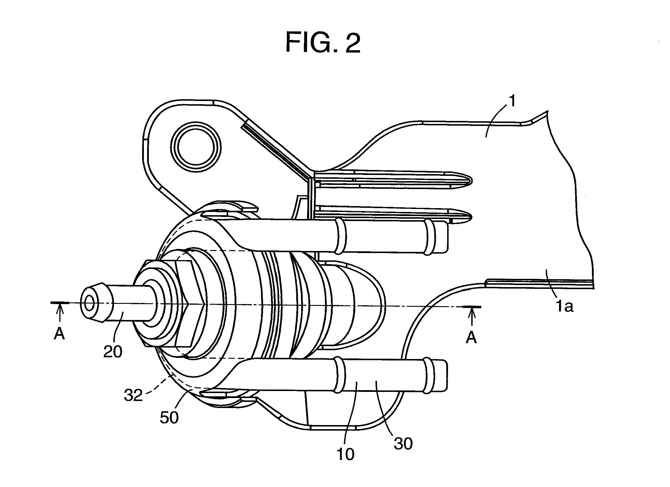 Heating device of a PCV valve