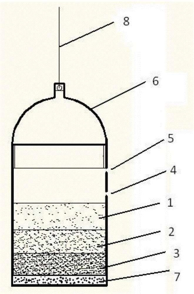 Quantitative slow release bottled toilet cleaning agent simple in structure, low in cost and high in performance