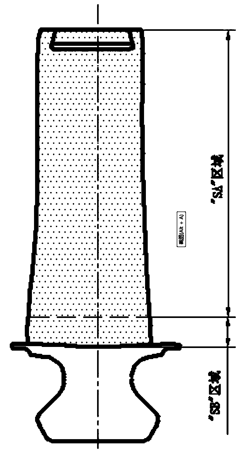 Numerical control grinding and finishing method for blade shot peening surface