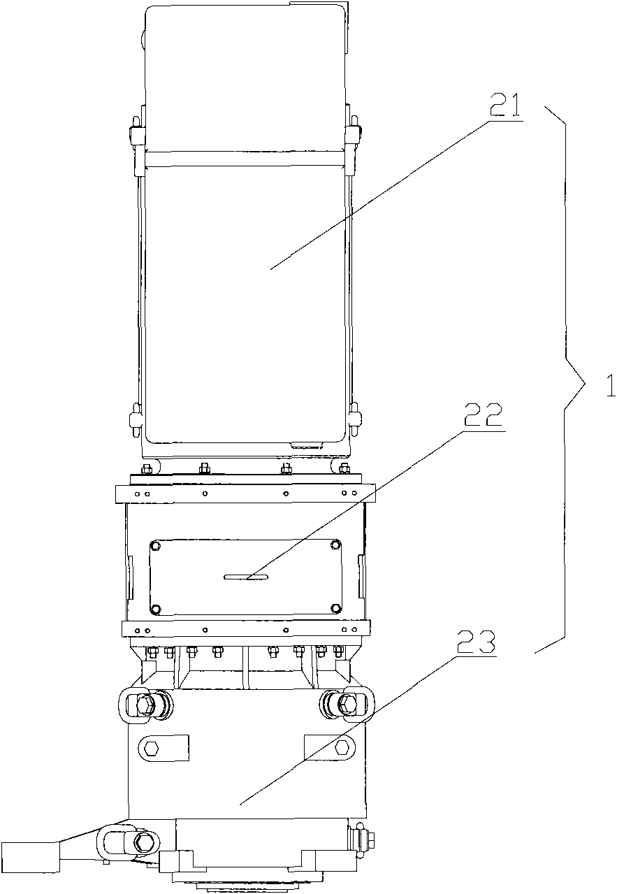 Coal mine machinery and transmission system thereof