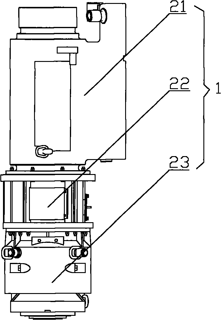 Coal mine machinery and transmission system thereof