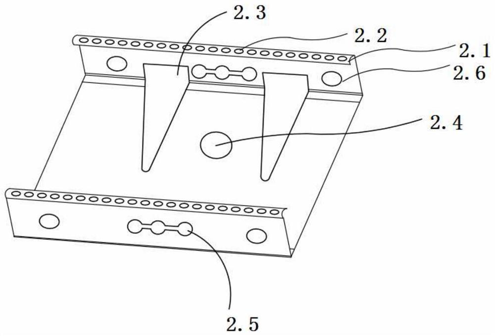 Detachable light steel keel partition wall structure