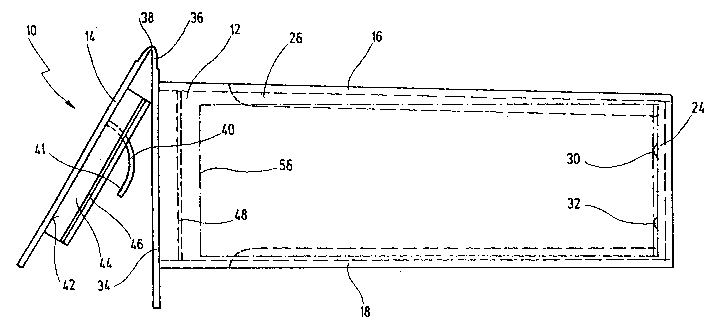 Container for glass platen