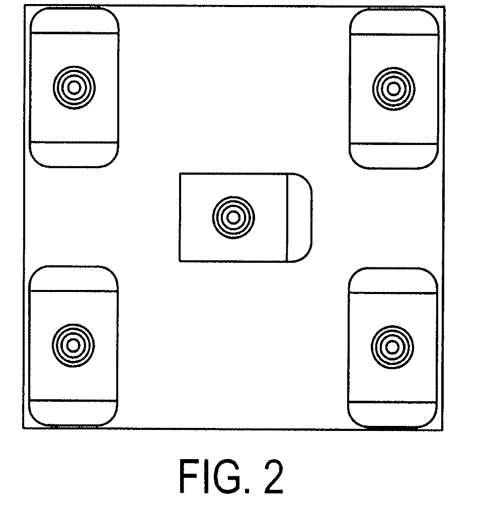 Electrocardiograph monitoring device and connector